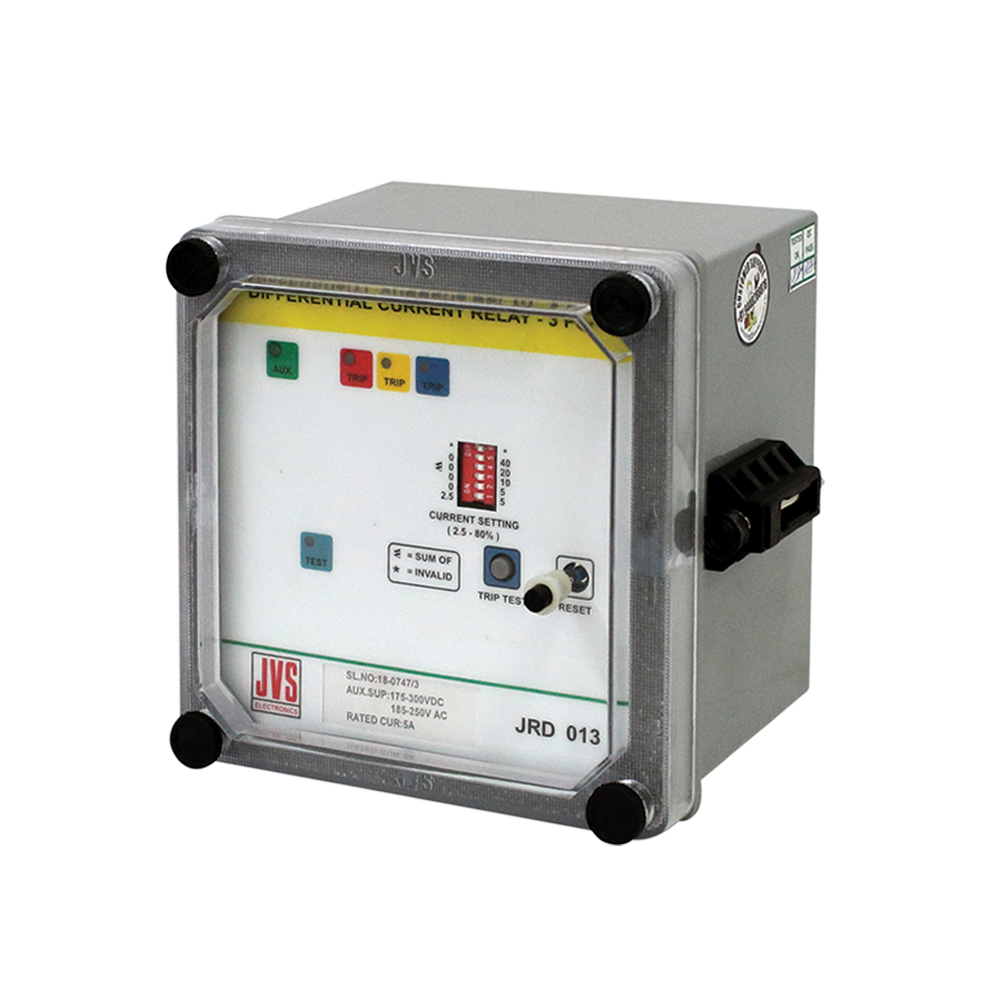 Three pole, Differential Protection Relay (JRD 013)