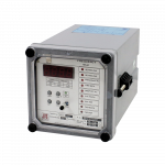 Frequency relay having two independent stages of over / under frequency with definite time delay