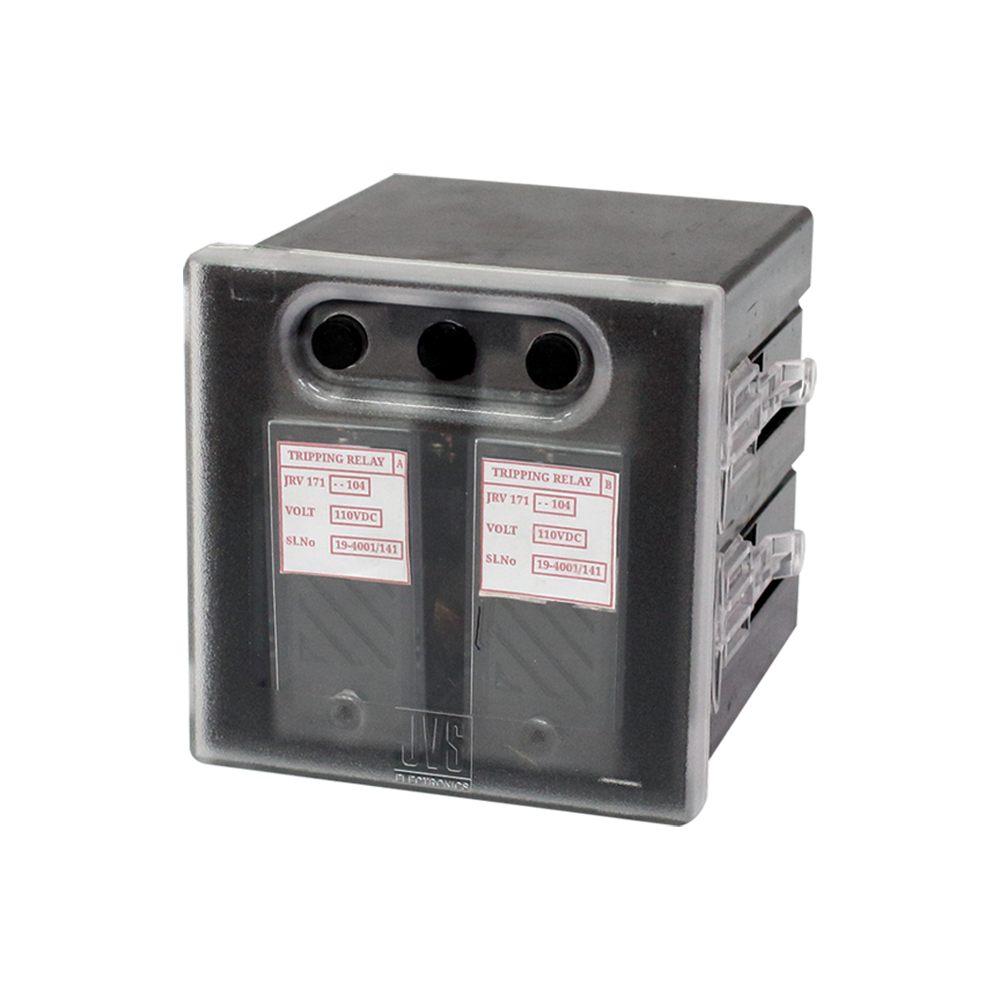 High speeed tripping relay with 4 N/O + 1 N/C or 2 N/O + 3 N/C S/R contacts per element(Two element relay)