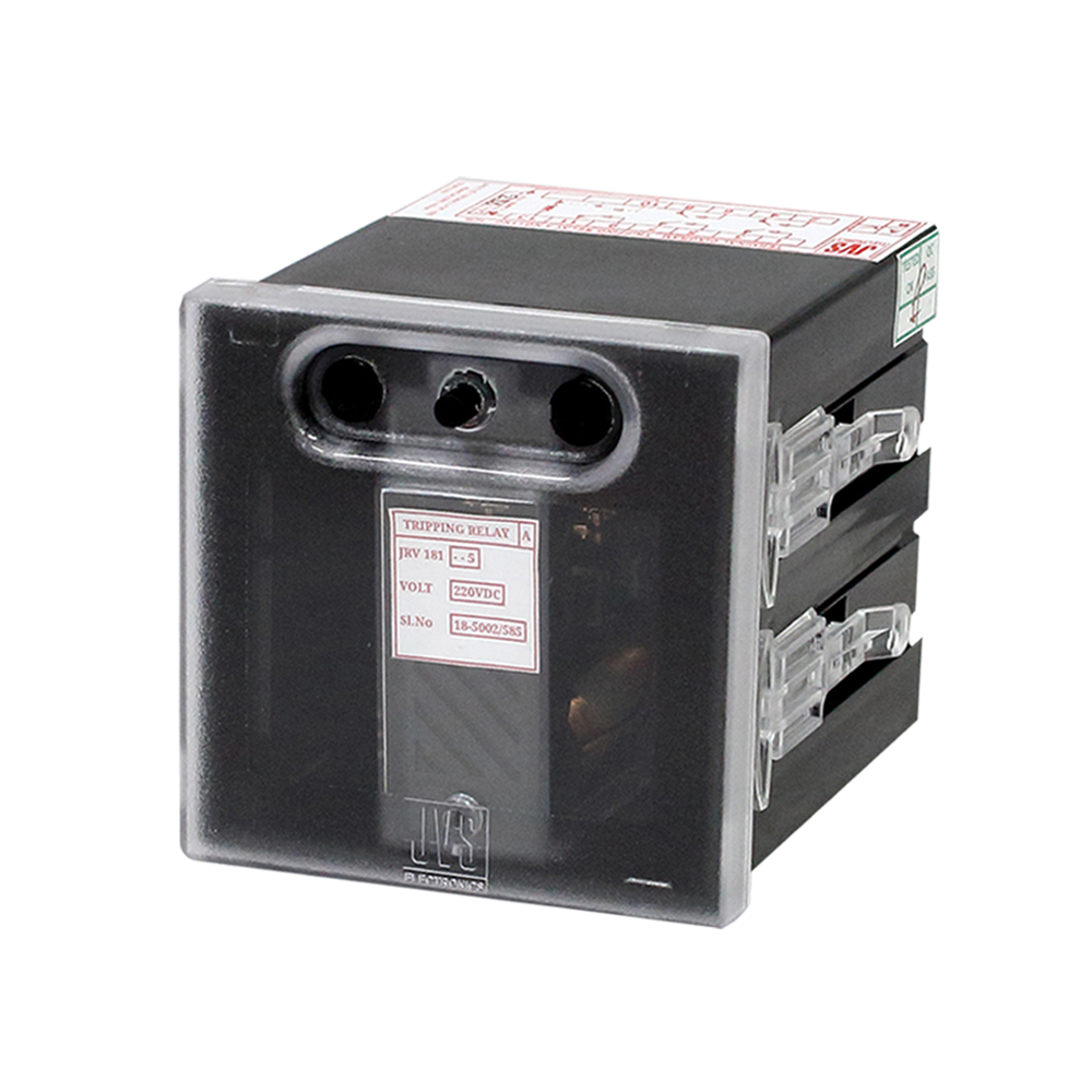 High speeed tripping relay with 4 N/O + 1 N/C or 2 N/O + 3 N/C H/R contacts per element(Single element relay)